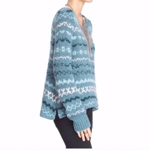 Free people gree pattern sweater